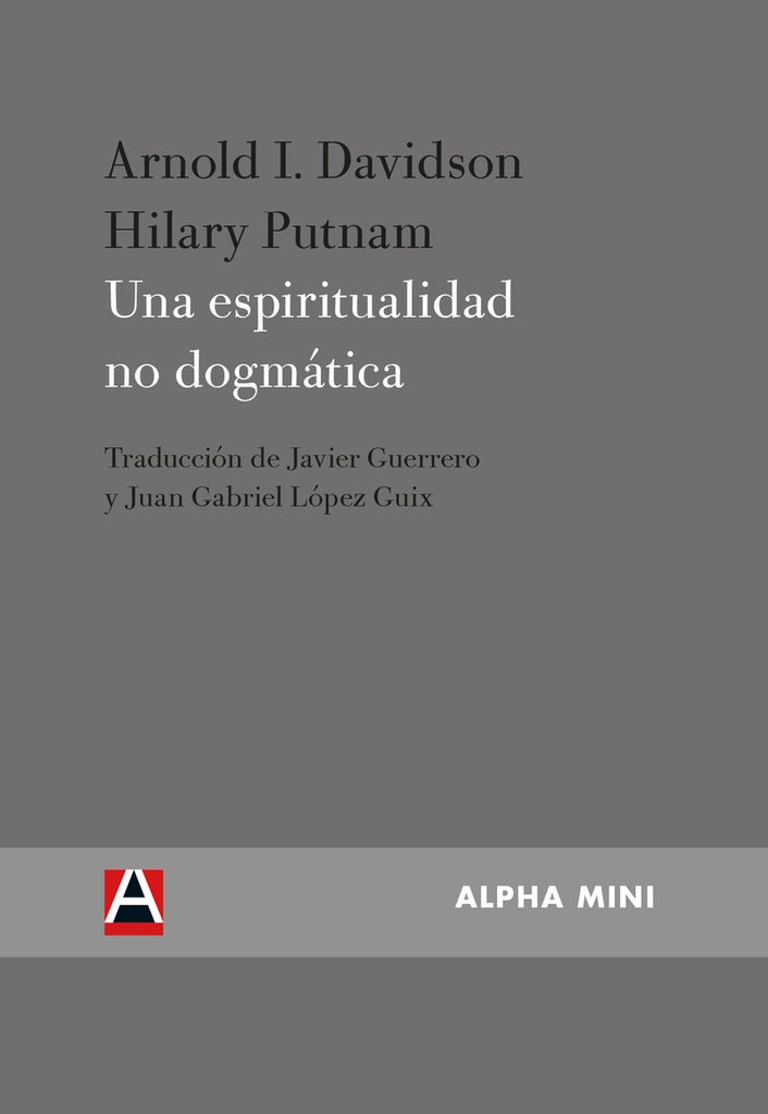 UNA ESPIRITUALIDAD NO DOGMATICA | DAVINSON, PUTNAM