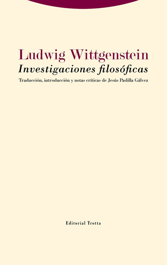 INVESTIGACIONES FILOSOFICAS | LUDWIG WITTGENSTEIN