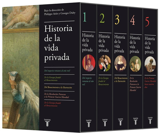 ESTUCHE HISTORIA DE LA VIDA PRIVADA | Autores varios