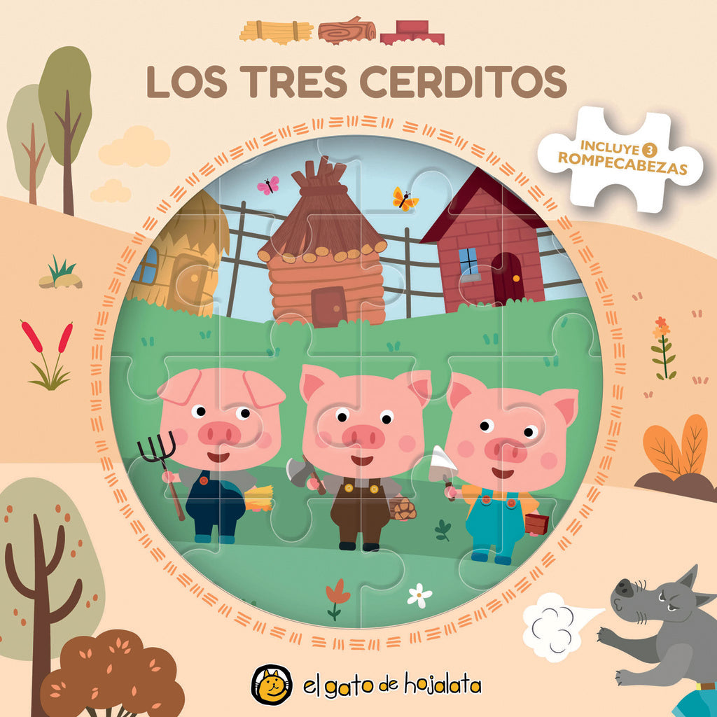 CLASICOS PARA ARMAR LOS TRES CERDITOS | Autores varios